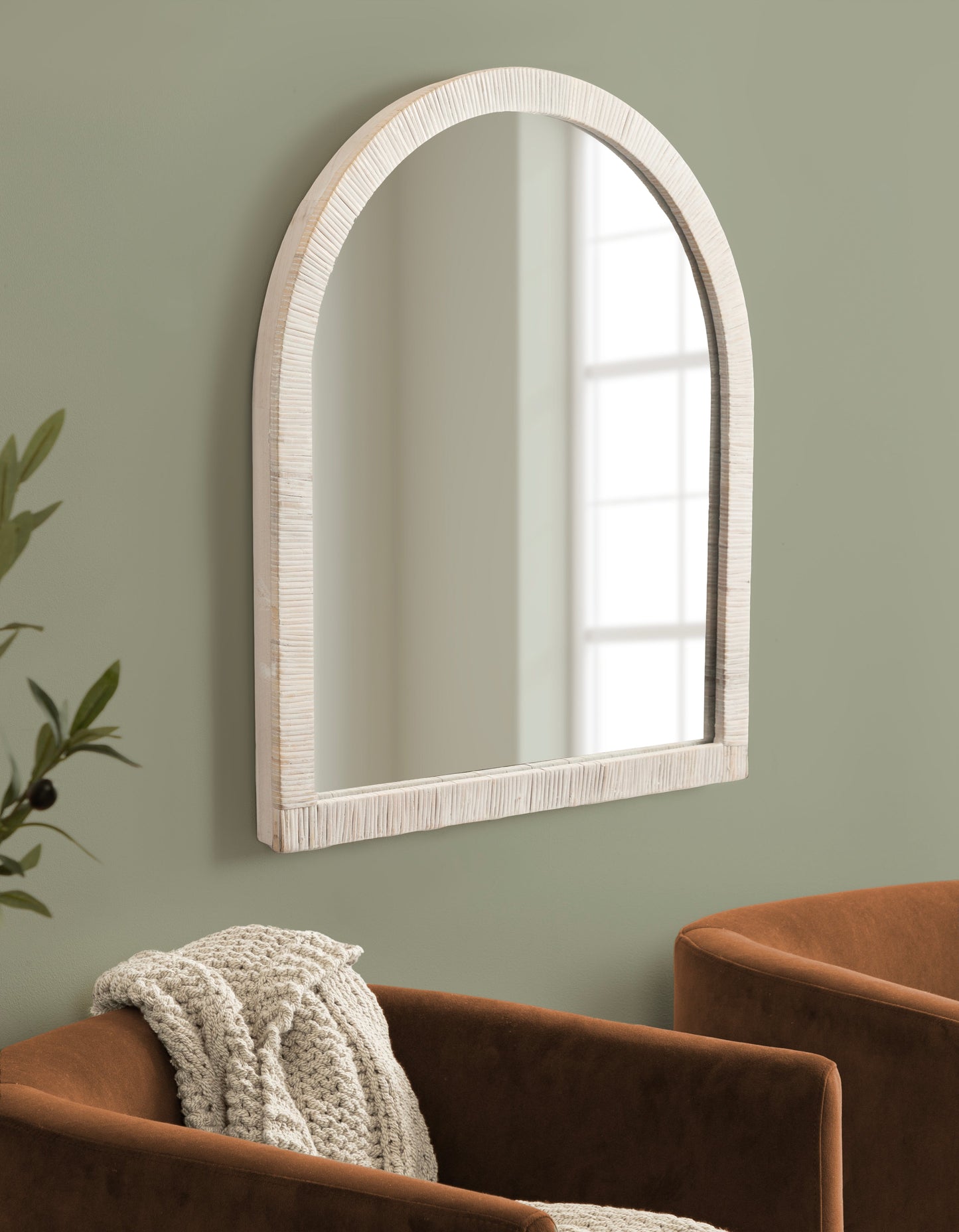 Rahfy Arch Framed Wall Mirror