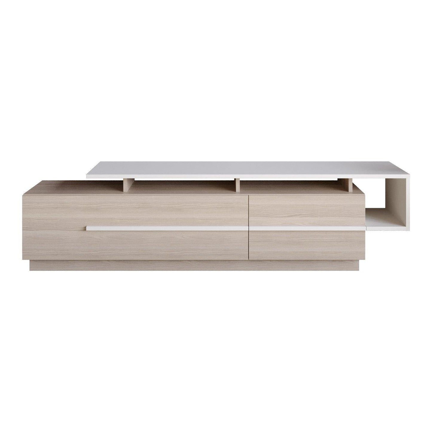 Pia 71" TV Stand and Media Console with Cabinets and Shelves for TVs up to 80"