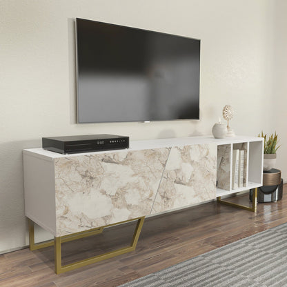 Linossa 59" Modern TV Stand Media Console fits TVs up to 65"