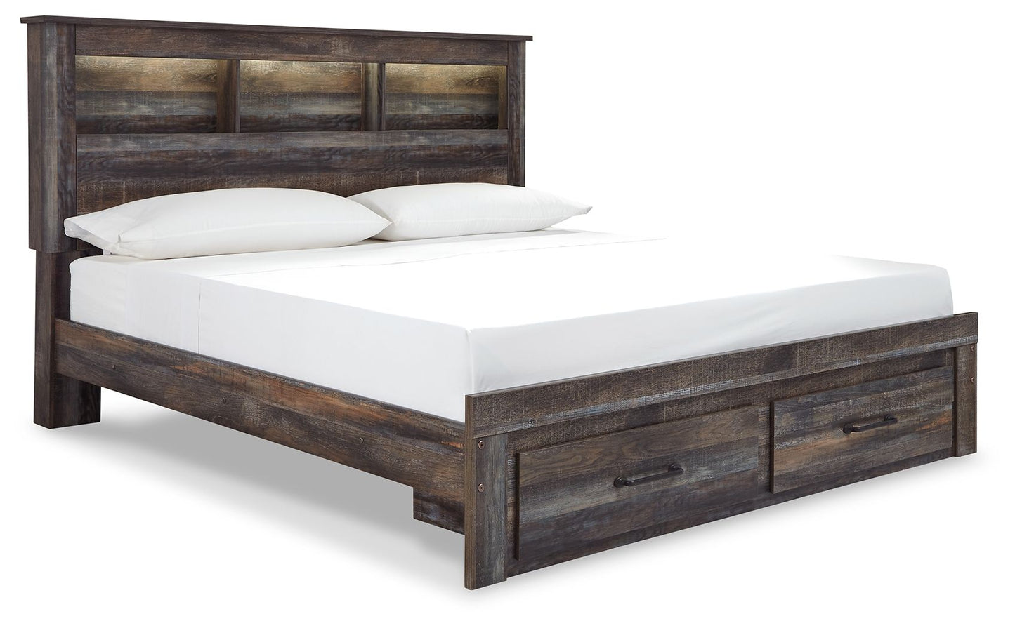 Drystan - Panel Bookcase Bed