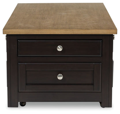 Drazmine - Lift Top Cocktail Table - Brown