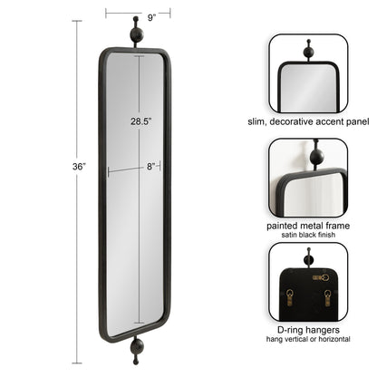 Kasota Metal Framed Mirror