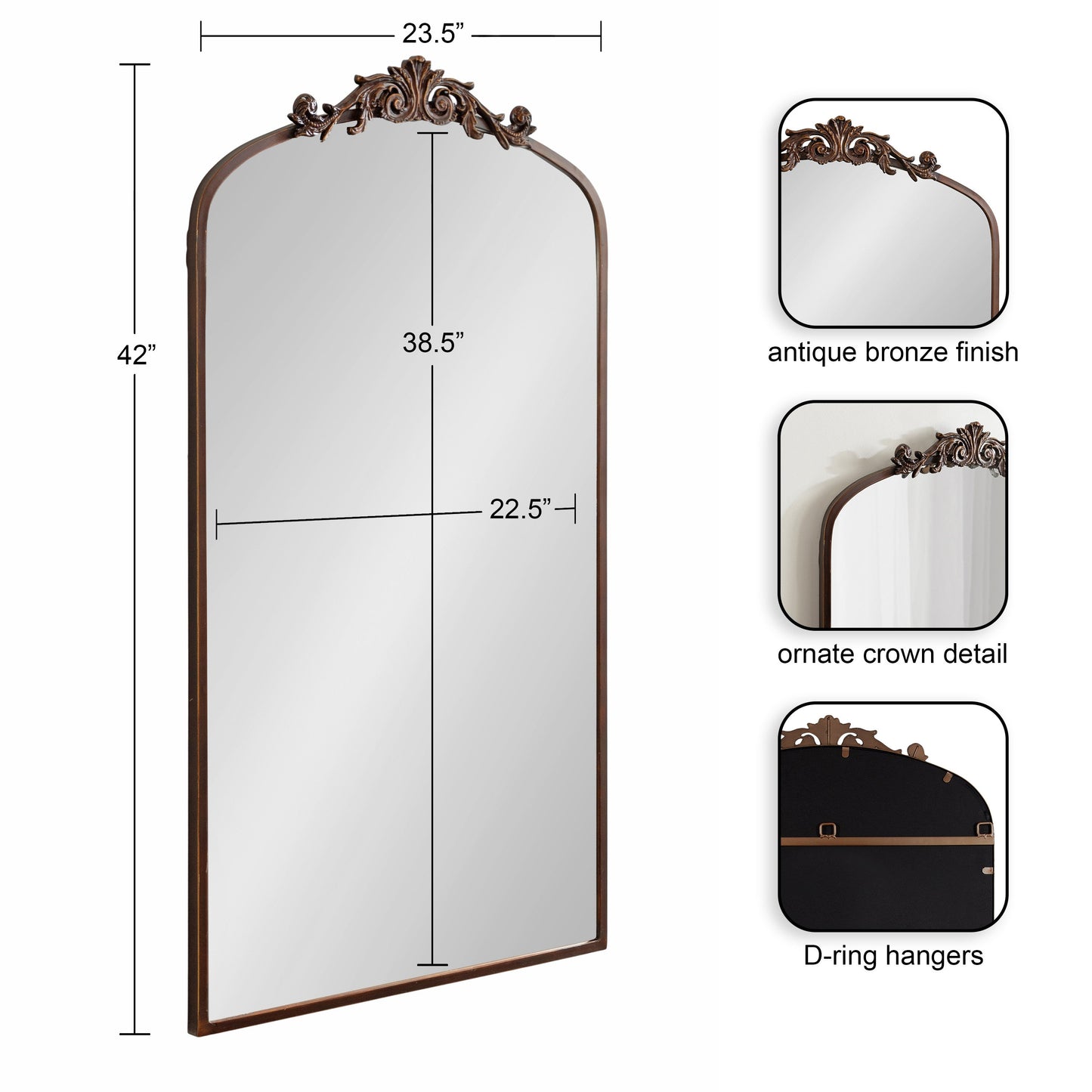 Arendahl Traditional Arch Mirror