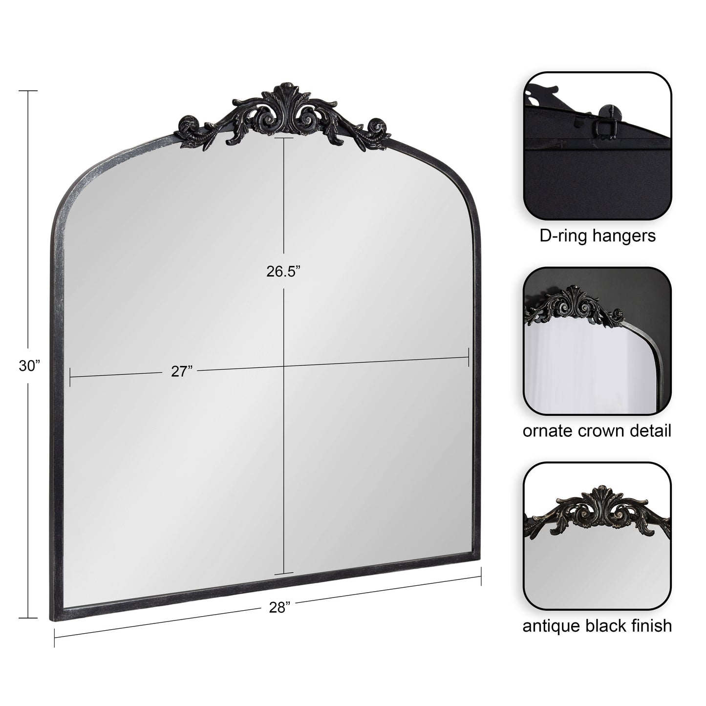 Arendahl Traditional Arch Mirror