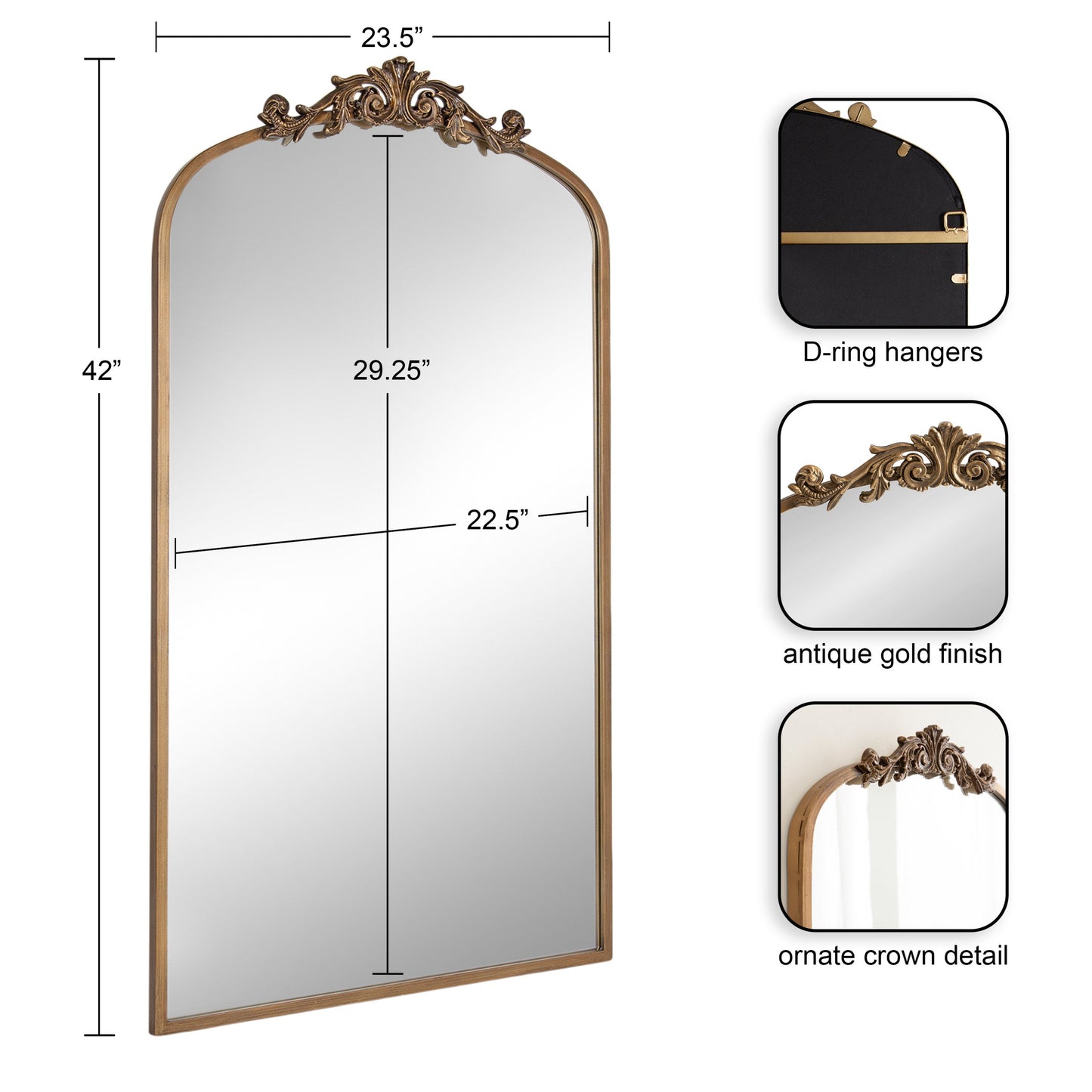 Arendahl Traditional Arch Mirror