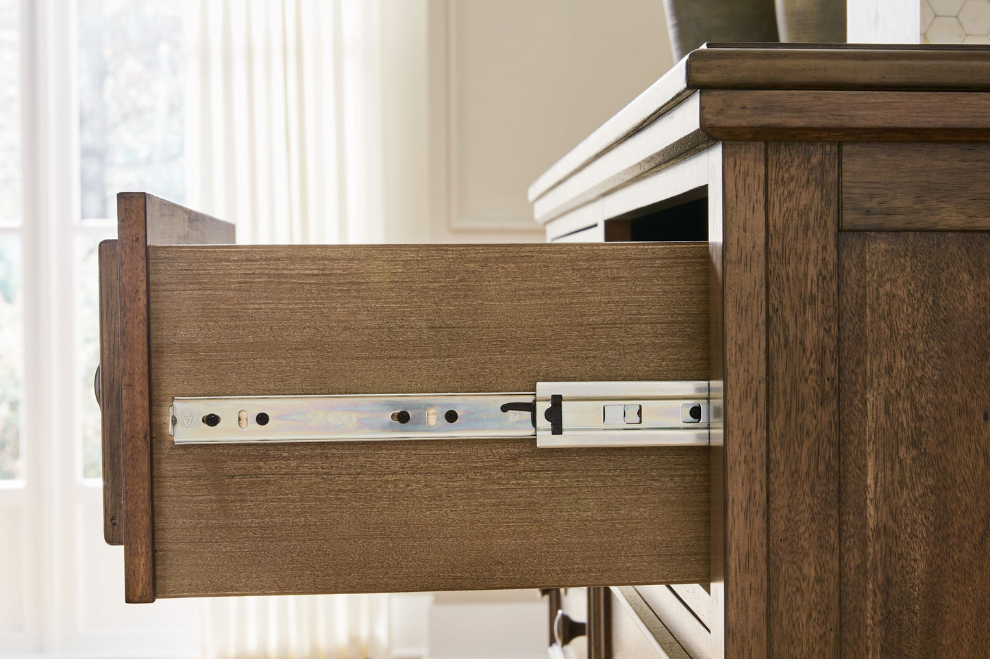 Sturlayne - Dresser And Mirror - Brown