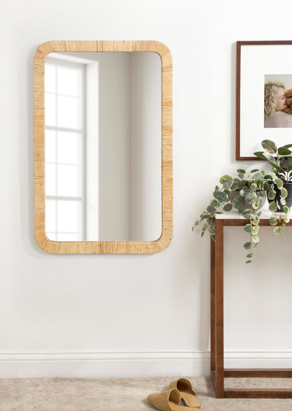 Rahfy Rectangle Framed Wall Mirror