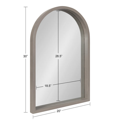 Hutton Wood Framed Arch Mirror
