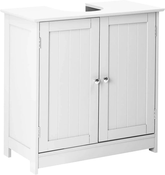 Pedestal Sink Cabinet Under-Sink Storage Vanity with Adjustable Shelf