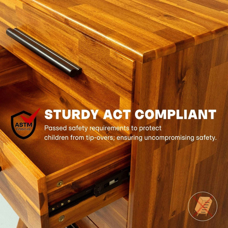 Linea Solid Wood Dresser