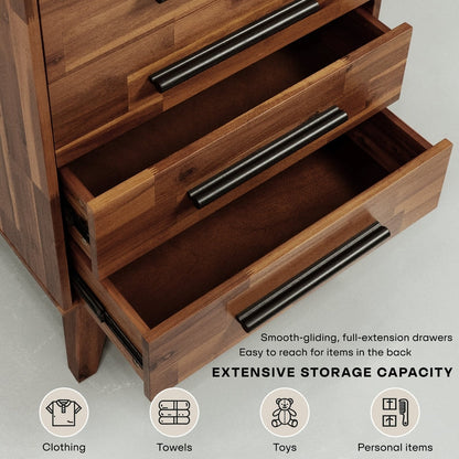 Linea Solid Wood Dresser