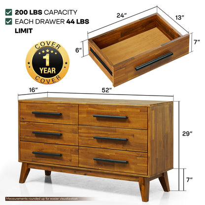 Legacy Solid Wood Dresser