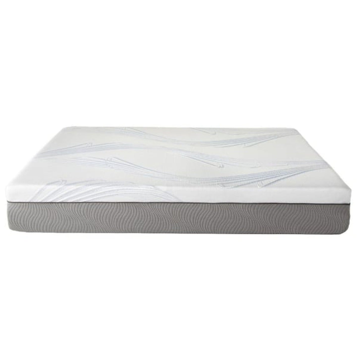 New Pluma White/Gray 12" SensaFlex GelLux Queen Mattress