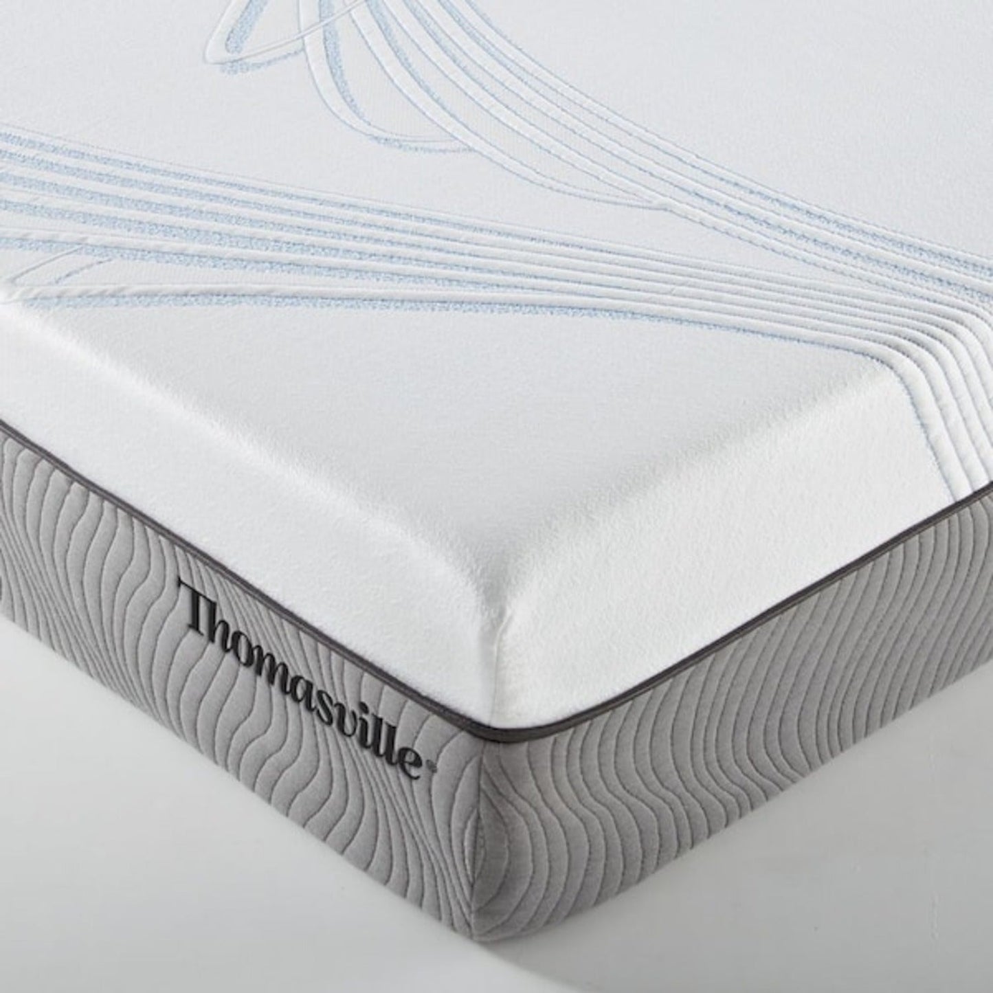 New Pluma White/Gray 12" SensaFlex GelLux Queen Mattress