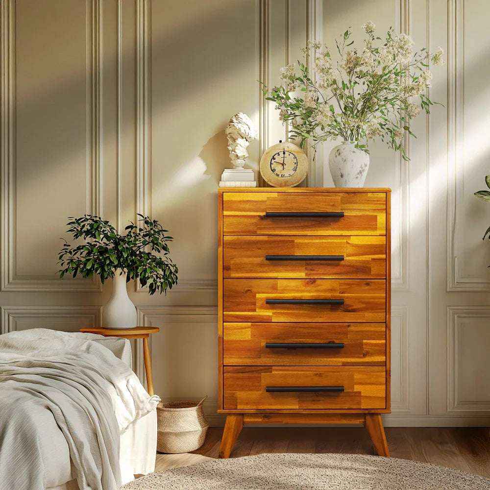 Linea Solid Wood Dresser