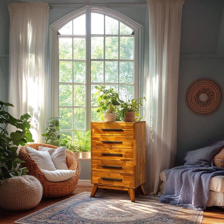 Linea Solid Wood Dresser