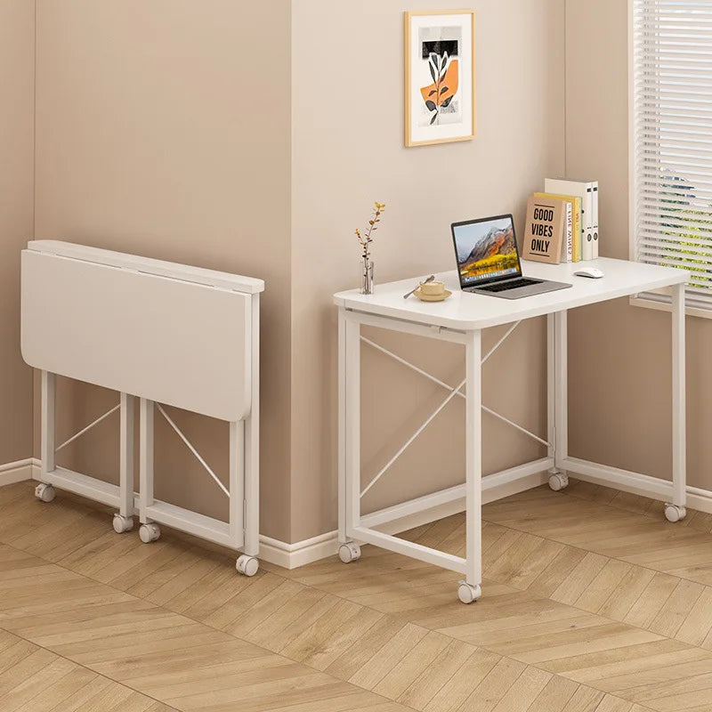 Computer Table Writing Mobilier Movable Foldable Study Desk Study Room Student Lightweight Simple Metal Bureau Office Furniture
