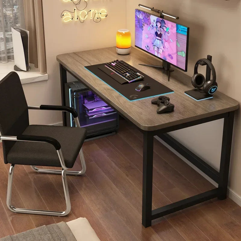 Ergonomic Computer Desk Gaming Desk Adjustable Height Office Study Table Space Saving Small Room Escritorios Home Use Furniture