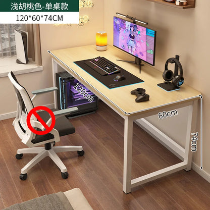 Ergonomic Computer Desk Gaming Desk Adjustable Height Office Study Table Space Saving Small Room Escritorios Home Use Furniture