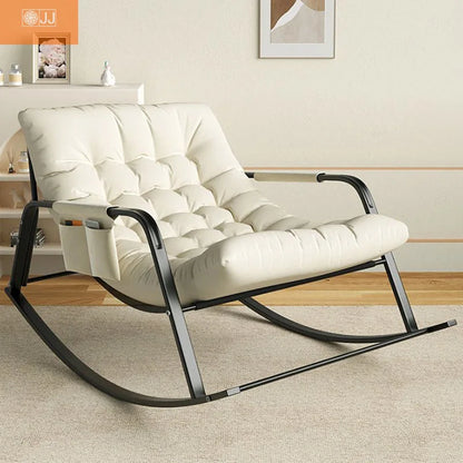 Adult Rocking Recliner Lounge Chair Comfortable Reclining Armchair Living Room Patio Two Seater Moon Chair Home Use Furniture