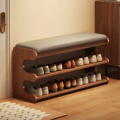 Shoe Cabinet Stool Upholstered Flip Top Shoe Storage Bench Entryway Hallway Cushion Seat Removable Shoe Rack Organizer Furniture