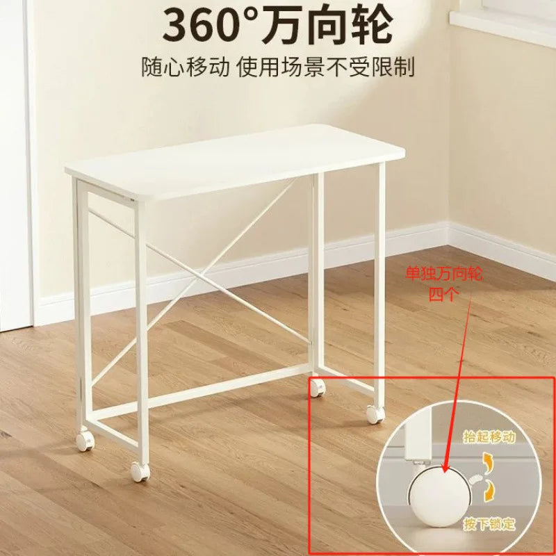 Computer Table Writing Mobilier Movable Foldable Study Desk Study Room Student Lightweight Simple Metal Bureau Office Furniture