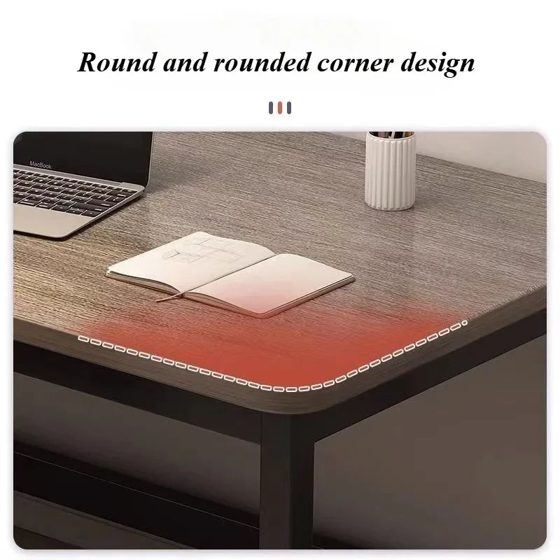 Folding computer desk, solid wood desk, office desk, student study desk, 80/100cm, available in two sizes: walnut/oak tables