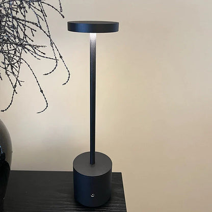 Aluminum Alloy LED Table Lamp | Rechargeable Touch Dimming Night Light