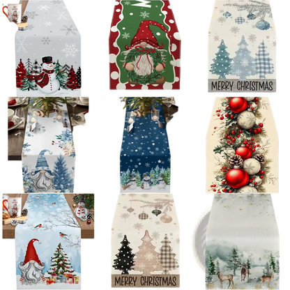 Christmas Table Runner Festive Holiday Decor 183x33