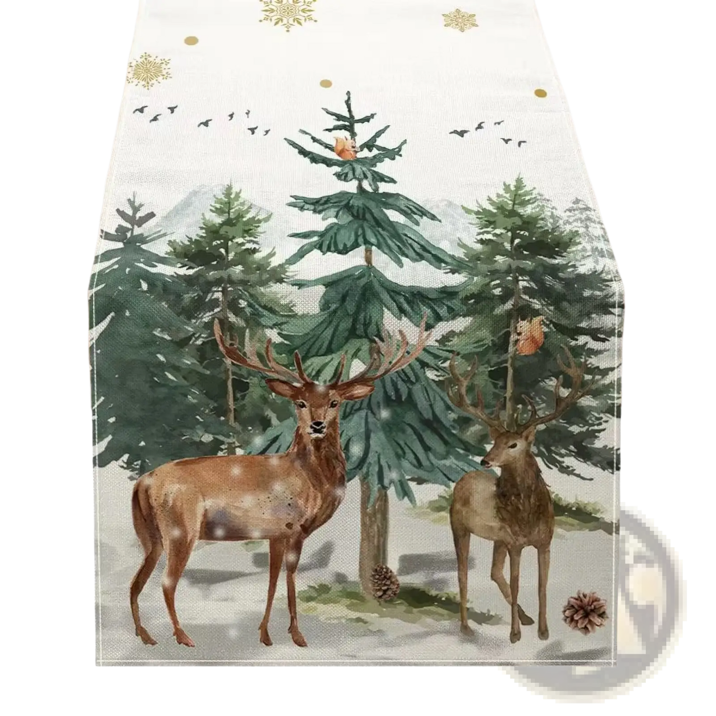 Christmas Table Runner Festive Holiday Decor 183x33