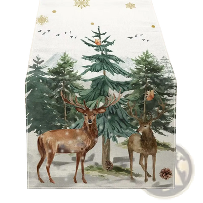 Christmas Table Runner Festive Holiday Decor 183x33