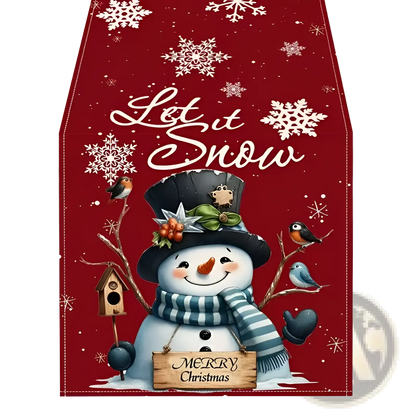Christmas Table Runner Festive Holiday Decor 183x33