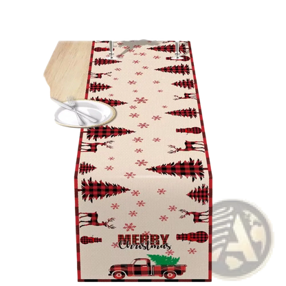 Christmas Table Runner Festive Holiday Decor 183x33
