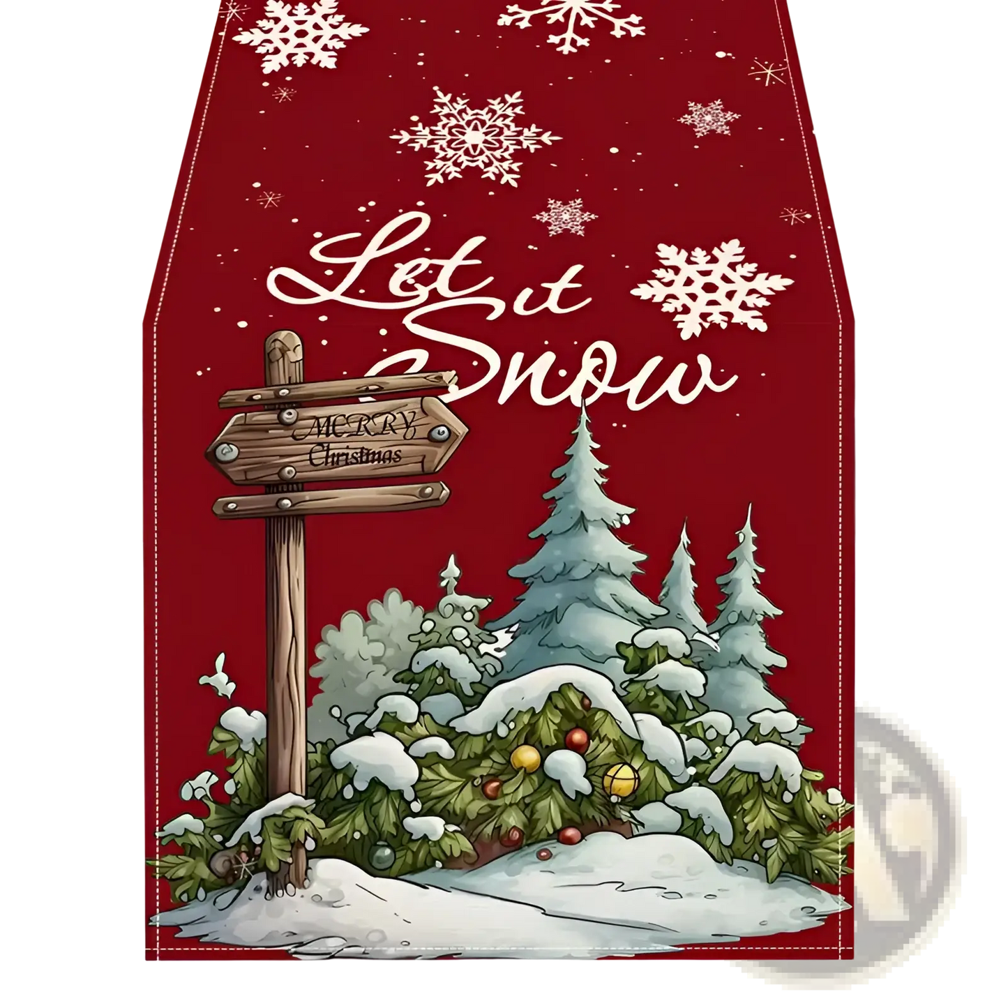 Christmas Table Runner Festive Holiday Decor 183x33