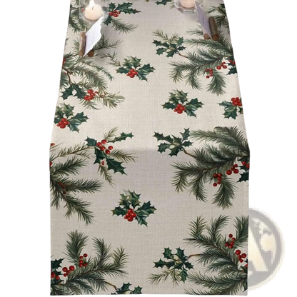 Christmas Table Runner Festive Holiday Decor 183x33