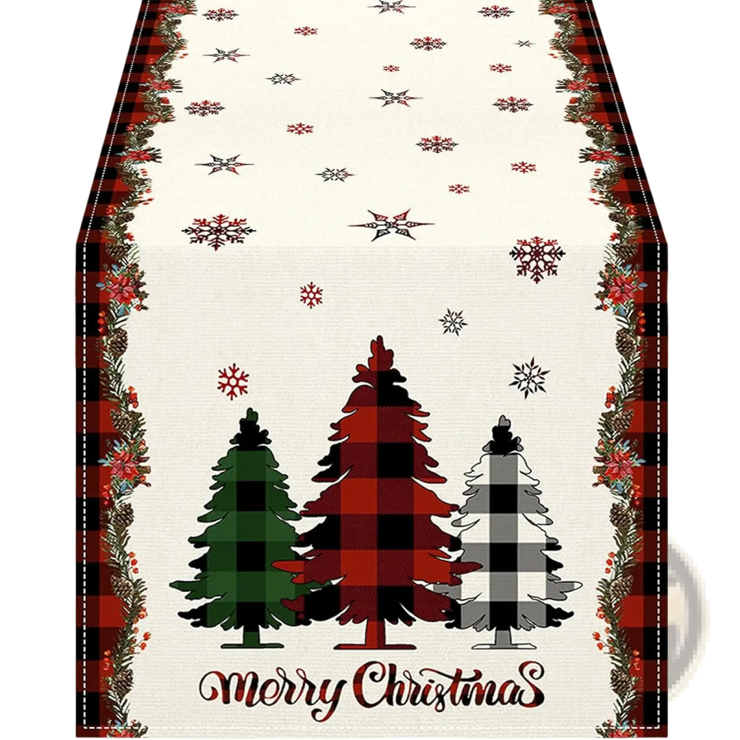 Christmas Table Runner Festive Holiday Decor 183x33