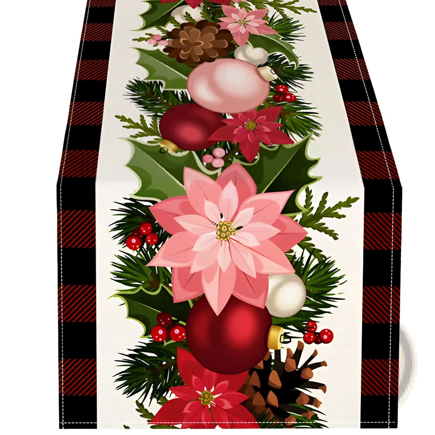 Christmas Table Runner Festive Holiday Decor 183x33