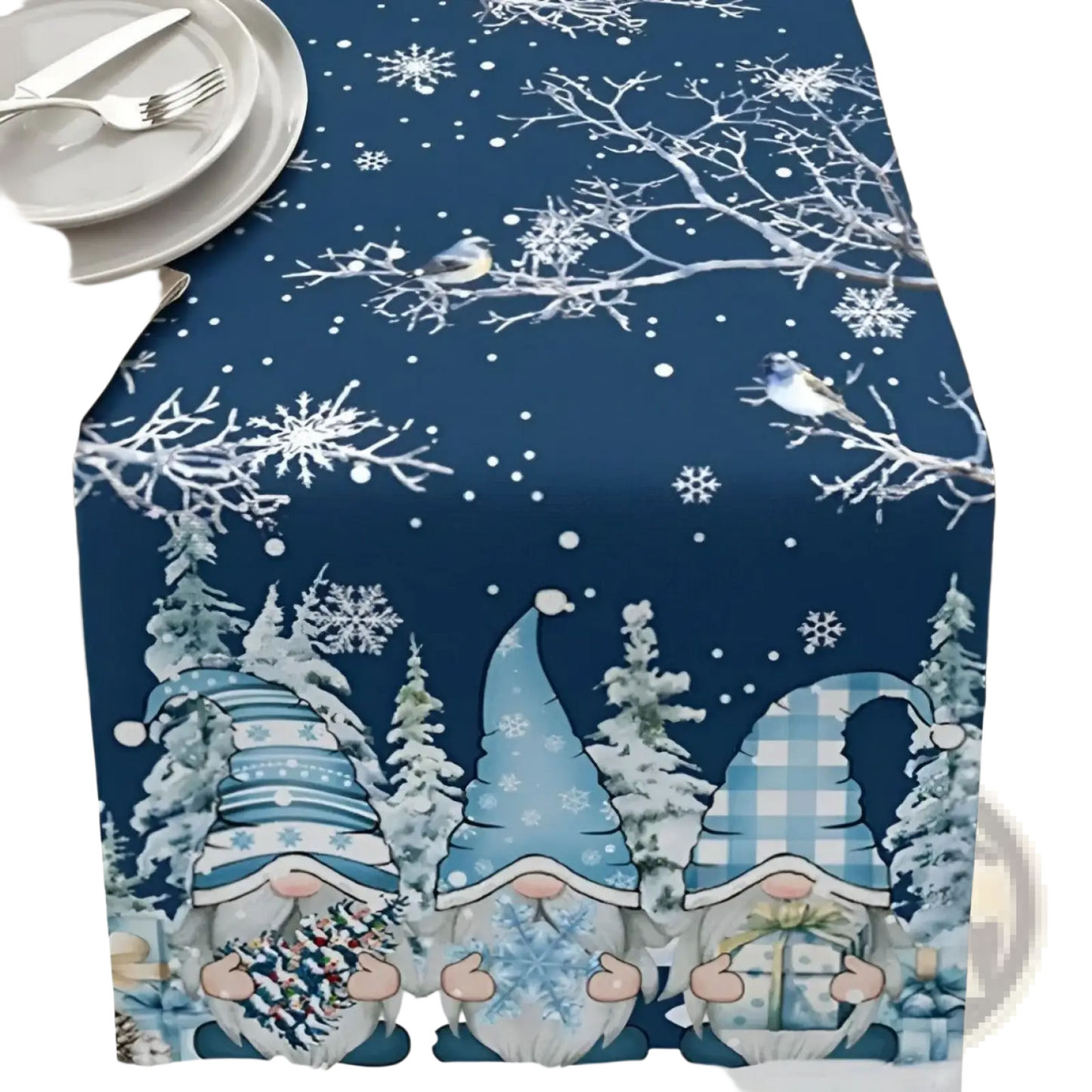 Christmas Table Runner Festive Holiday Decor 183x33