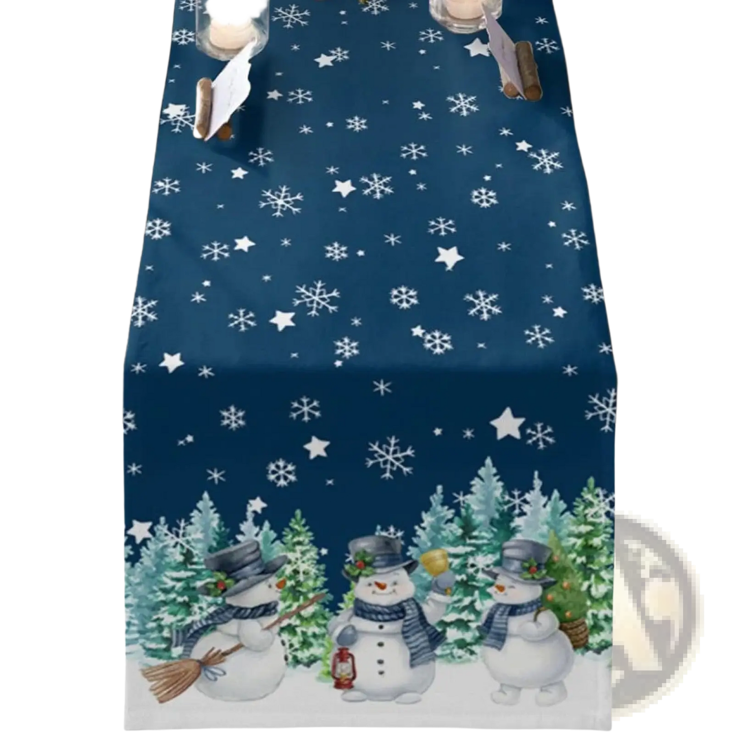 Christmas Table Runner Festive Holiday Decor 183x33