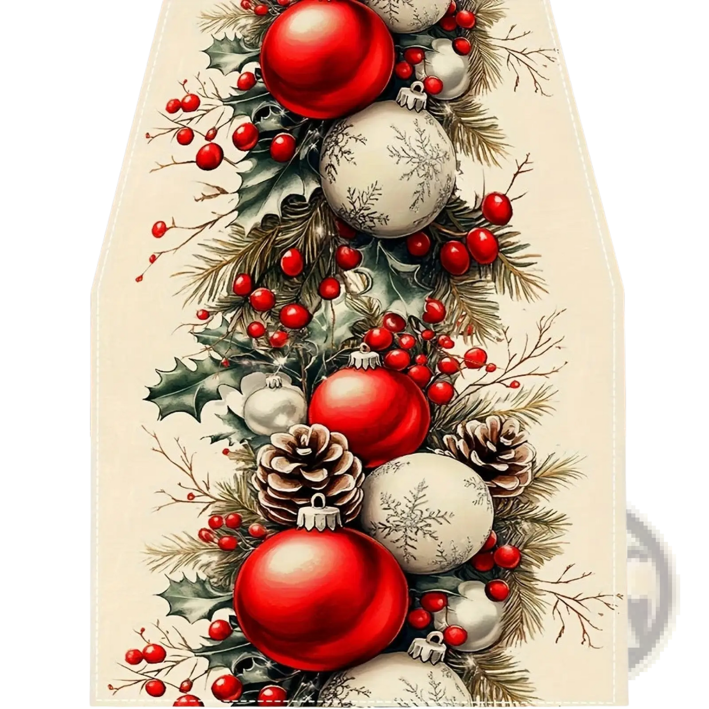Christmas Table Runner Festive Holiday Decor 183x33