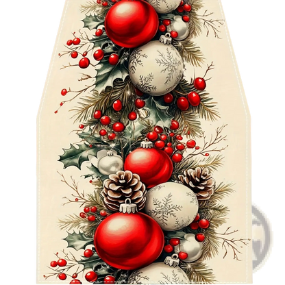 Christmas Table Runner Festive Holiday Decor 183x33