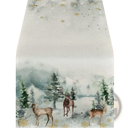 Christmas Table Runner Festive Holiday Decor 183x33
