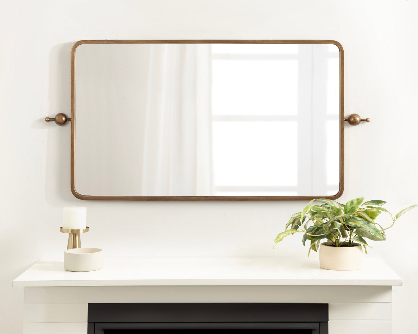 Kasota Metal Framed Mirror