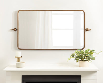 Kasota Metal Framed Mirror
