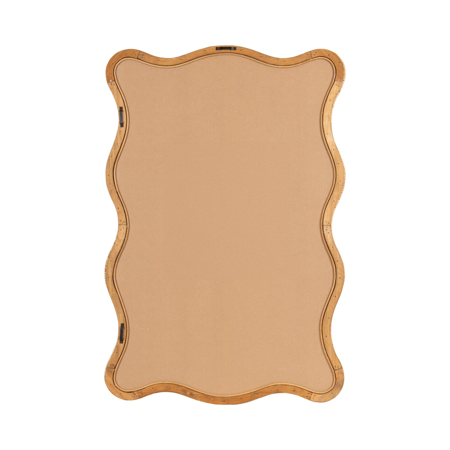 Rahfy Rattan Rectangle Scallop Mirror