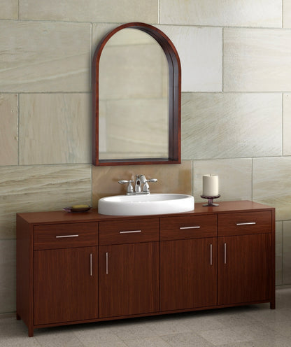 Hutton Wood Framed Arch Mirror