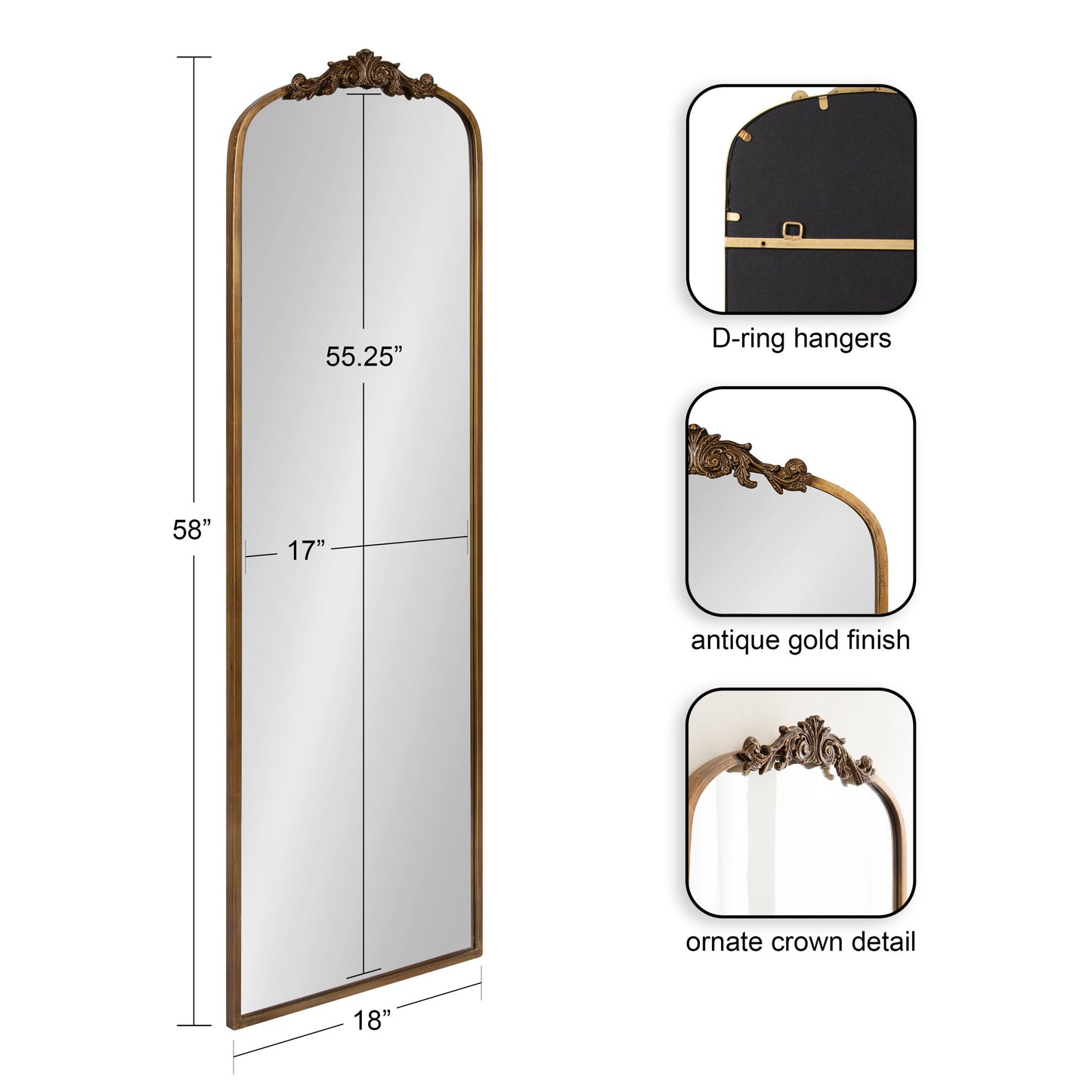 Arendahl Traditional Arch Mirror
