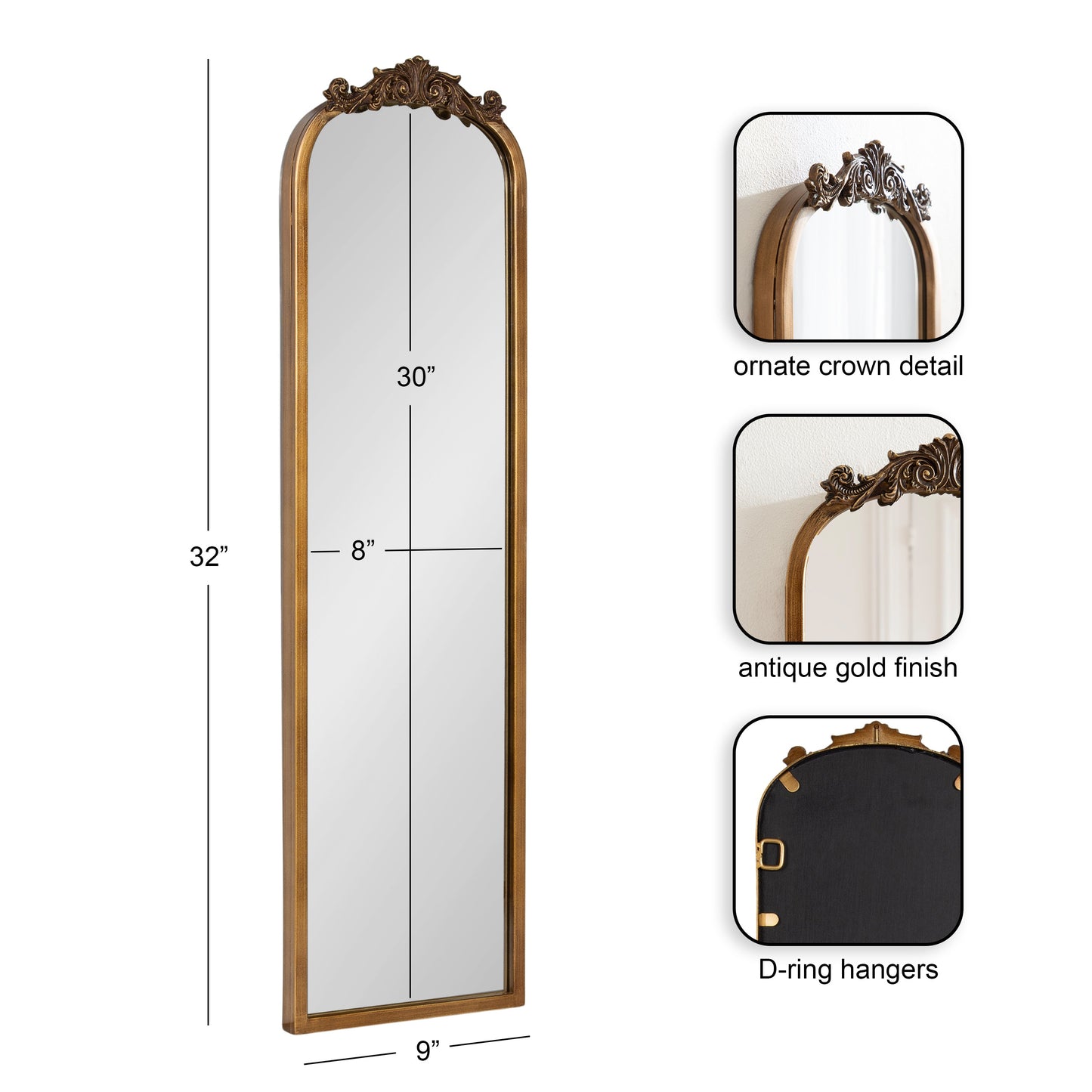 Arendahl Traditional Arch Mirror