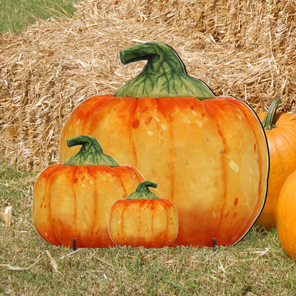 Harvest Pumpkin Halloween Large Outdoor Decor by G. DeBrekht Thanksgiving Halloween Decor - 8158414-2F