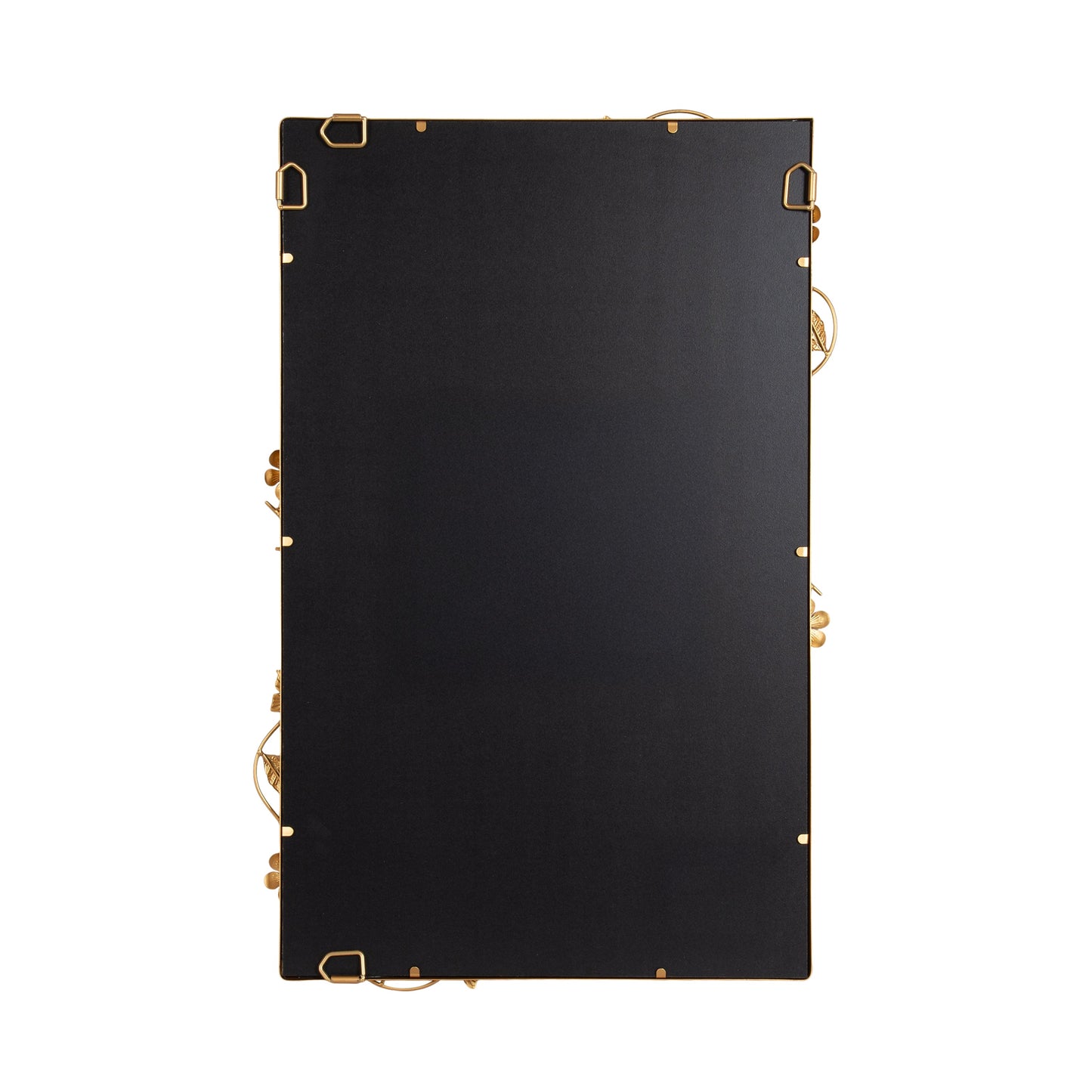 Rosella Floral Rectangular Mirror Metal
